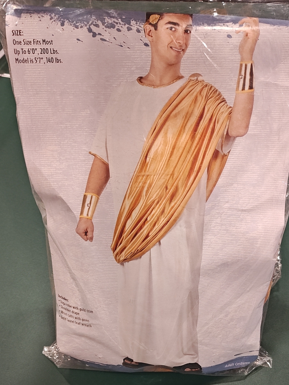 Hail Caesar Costume Adult One Size